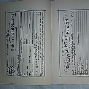 1946 Log-O-Life Baby Book